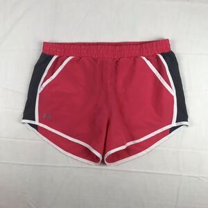 Under Armour Heat Gear Women's Athletic Running‎ Shorts Pink, Grey White Small